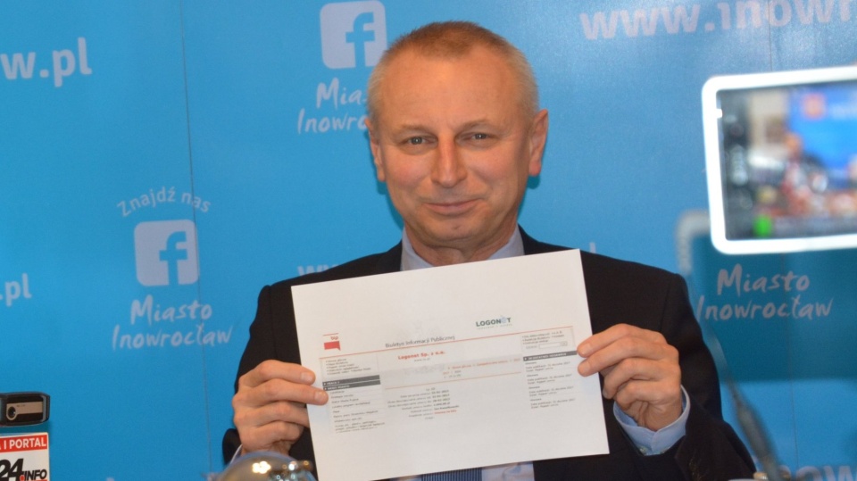 To będą informacje dla każdego mieszkańca, aby wiedział, że niczego przed nim nie ukrywamy, że wszystkie nasze działania są jawne, transparentne i w każdej chwili można je sprawdzić – podkreśla prezydent Inowrocławia, Ryszard Brejza. Fot. Nadesłana