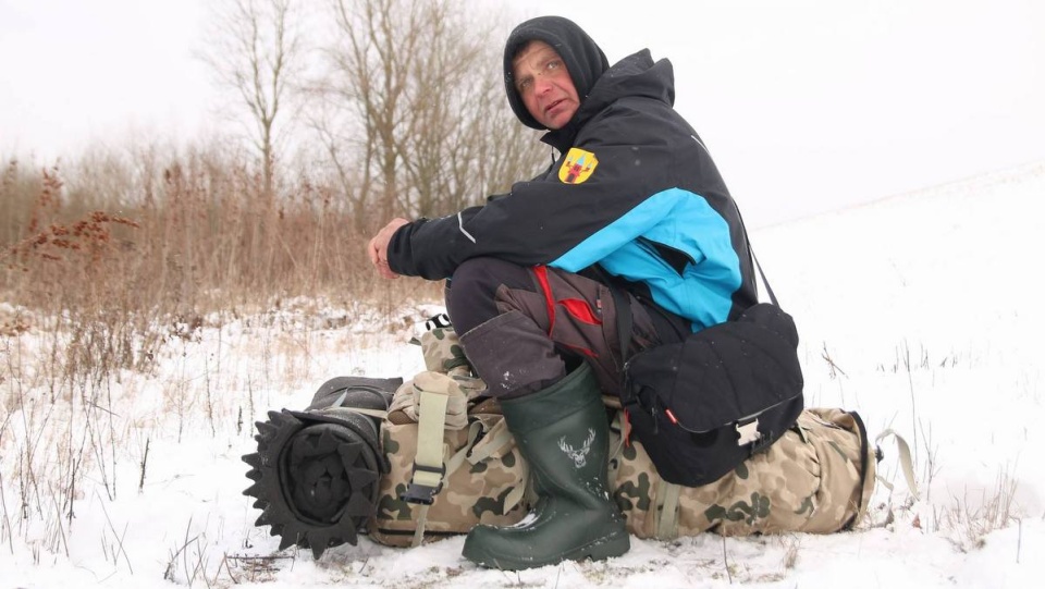 Podróżnik z Nakła nad Notecią, który samotnie wędruje wzdłuż Wisły, pokonał już ponad 800 km. Fot. FB/maciej Boinski