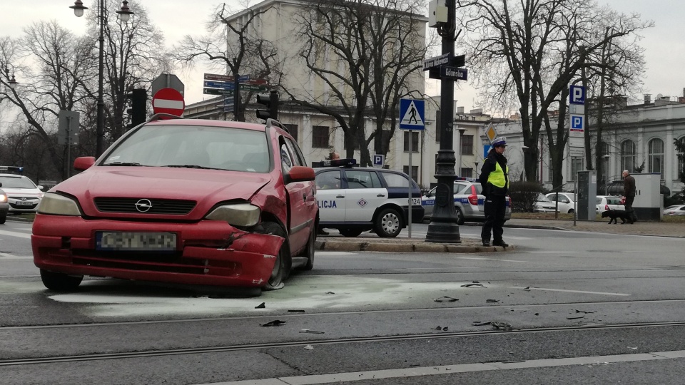 Jedna osoba została ranna i trafiła do szpitala. Fot. Robin Jesse