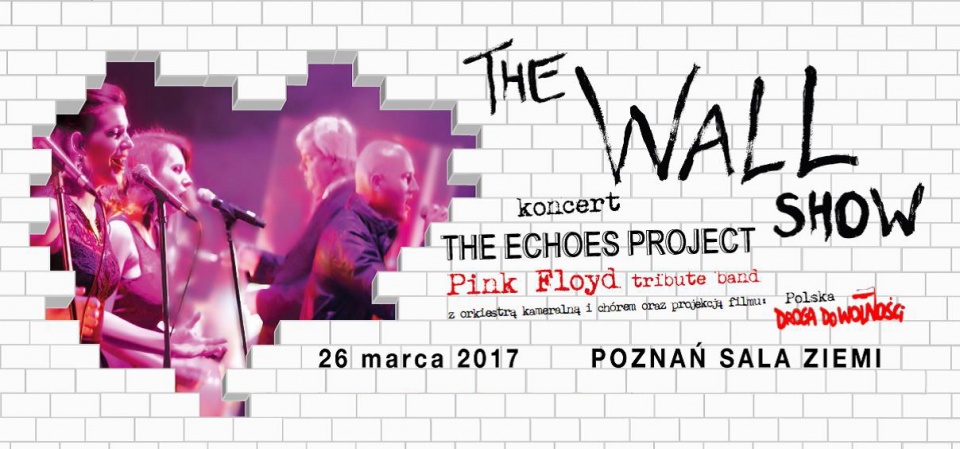 Projekt "Bydgoszcz THE WALL Show" wystąpi w Poznaniu 26 marca. Grafika: facebook.com/stowarzyszenieitymozeszpomo