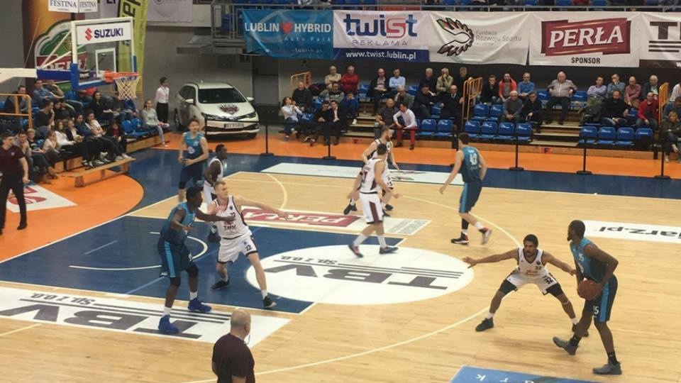 Zdjęcie z sobotniego meczu TBV Start Lublin kontra Polski Cukier Toruń. Fot. facebook.com/BasketTorun