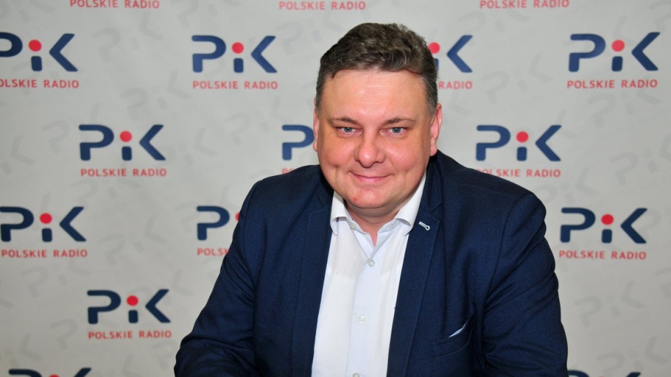 Poseł PiS Piotr Król był gościem porannej "Rozmowy dnia" w Polskim Radiu PiK. Fot. Tomasz Kaźmierski/archiwum