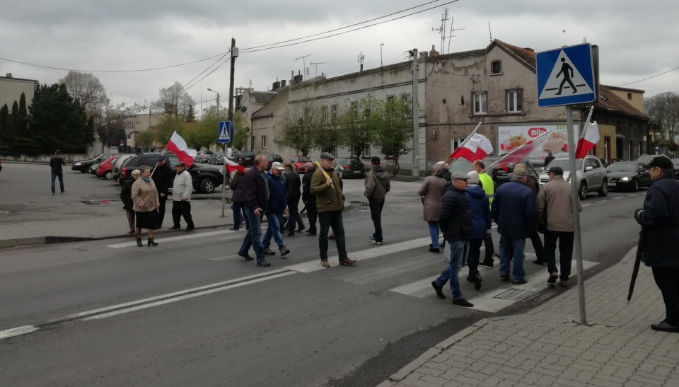 Domagają się budowy obwodnicy i po raz kolejny wyszli na ulicę. Fot. Robin Jesse