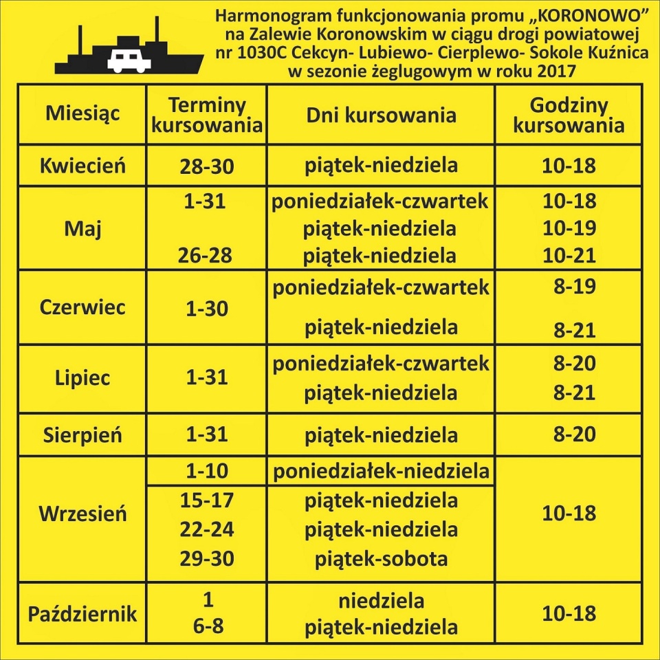 Harmonogram pracy