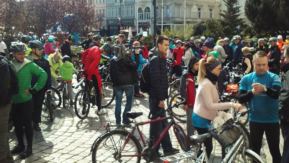 Start zorganizowano na Starym Rynku w Bydgoszczy. Fot. Kamila Zroślak