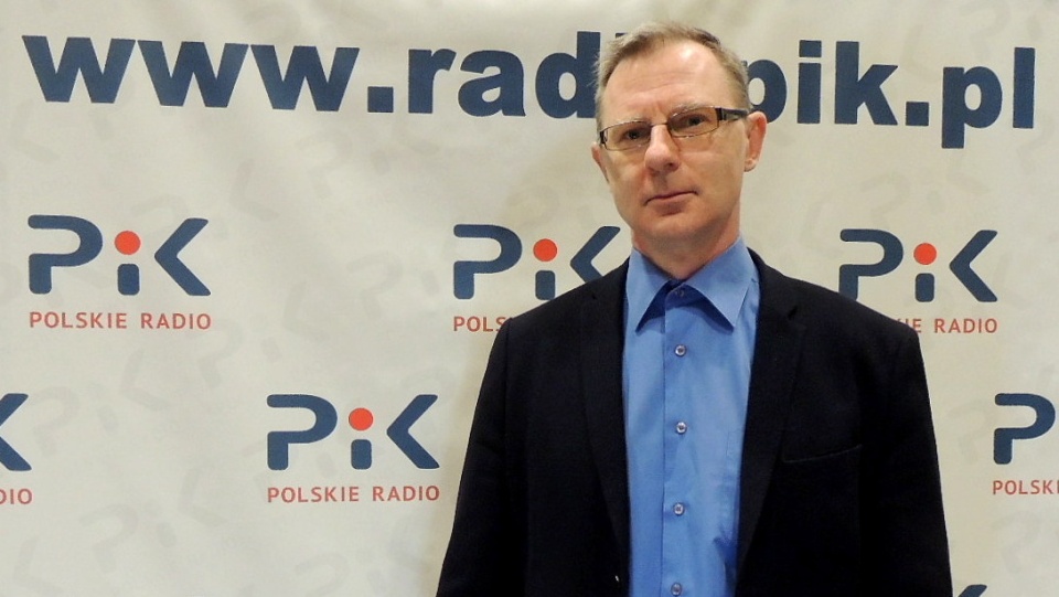 Dr hab. prof. Michał Kosman gościem "Rozmowy dnia w Polskim Radiu PiK. Fot. Adam Droździk