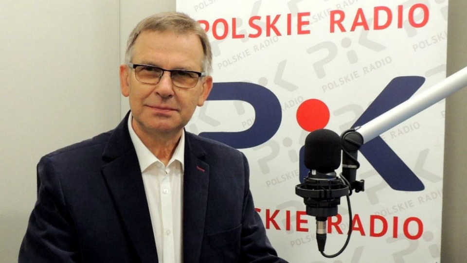 Wojewódzki radny PO Waldemar Przybyszewski, gościem "Rozmowy dnia" w Polskim Radiu PiK. Fot. Adriana Andrzejewska