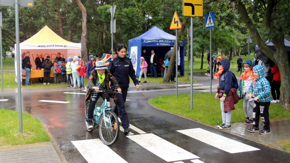 Na toruńskim osiedlu Na Skarpie powstało Miasteczko Rowerowe. Fot. Monika Kaczyńska