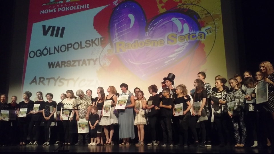 Młodzi ludzie z całej Polski zaprezentowali swój talent wokalny, teatralny, plastyczny i taneczny. Fot. Kamila Zroślak