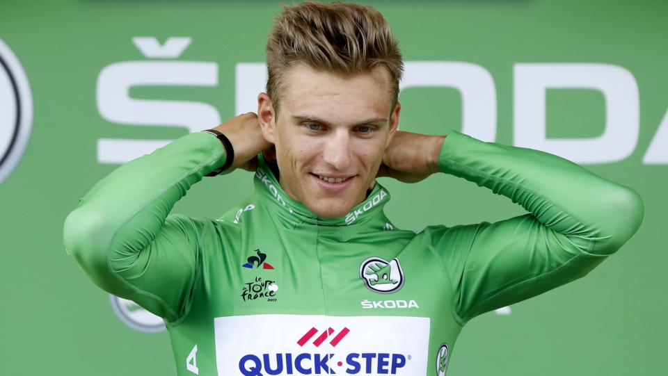 Na zdjęciu Marcel Kittel, zwycięzca już 4 etapów w tegorocznym Tour de France. Fot. PAP/EPA/GUILLAUME HORCAJUELO