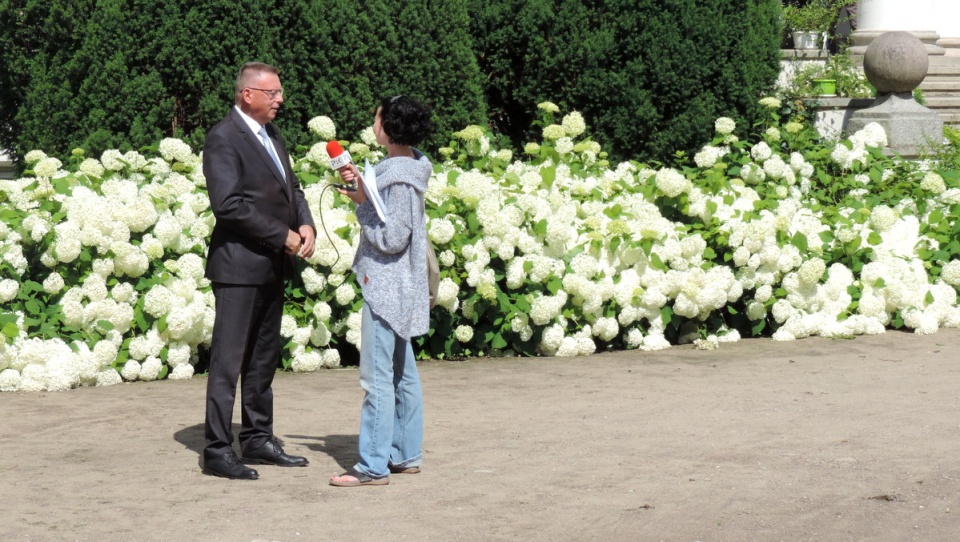 O tegorocznych stypendystach mówił wicemarszałek Zbugniew Ostrowski. Fot. Lech Przybyliński