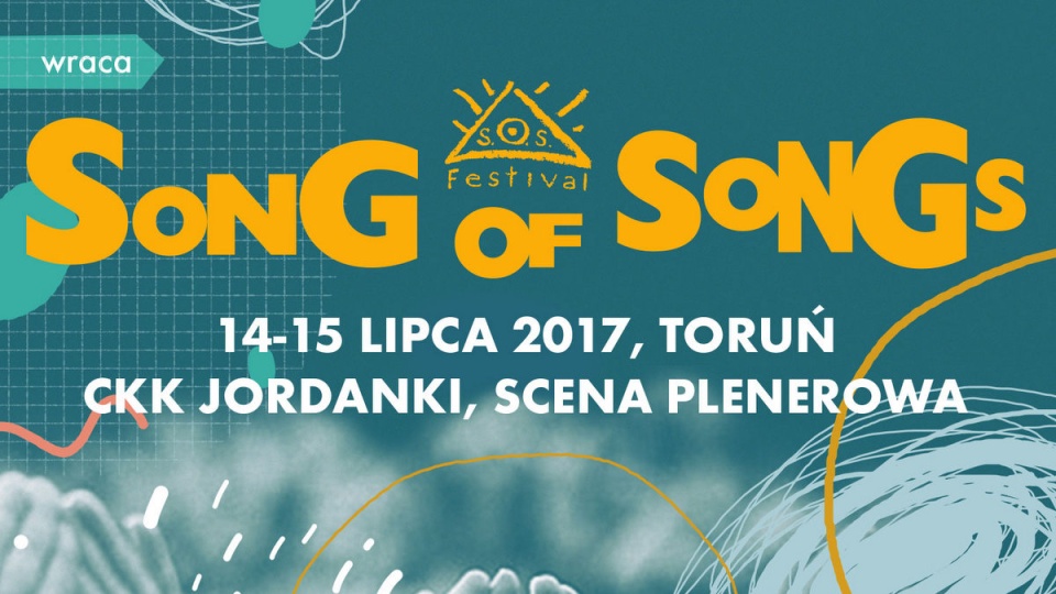 Po siedmiu latach powraca do Torunia "Song of Songs Festival". Grafika: songofsongs.pl