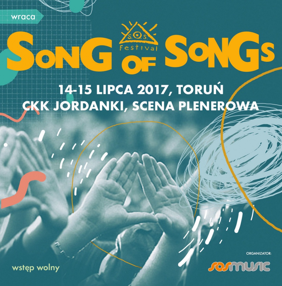 Po siedmiu latach powraca do Torunia "Song of Songs Festival". Grafika: songofsongs.pl
