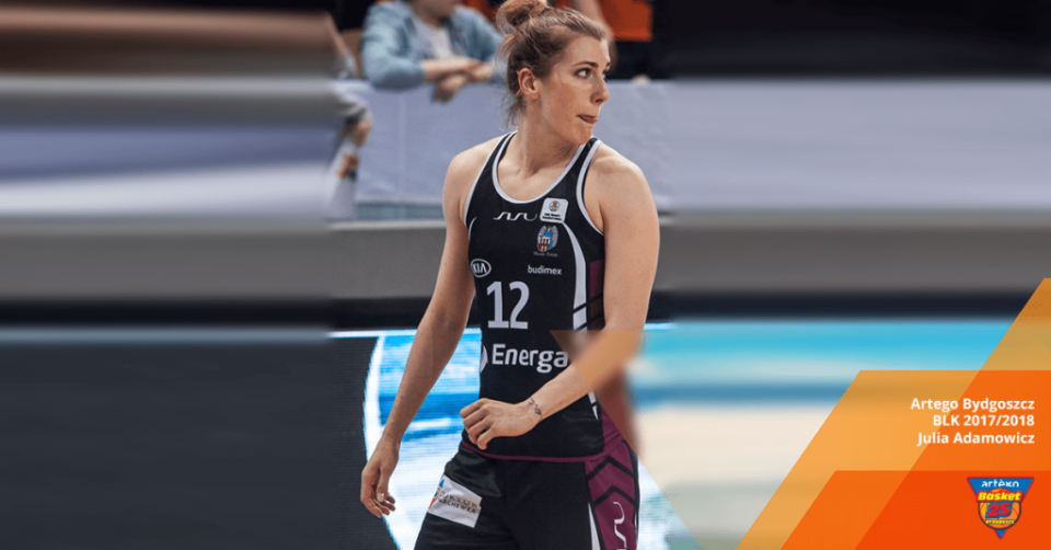 Na zdjęciu Julia Adamowicz, nowa koszykarka Artego Bydgoszcz. Fot. basket25.pl