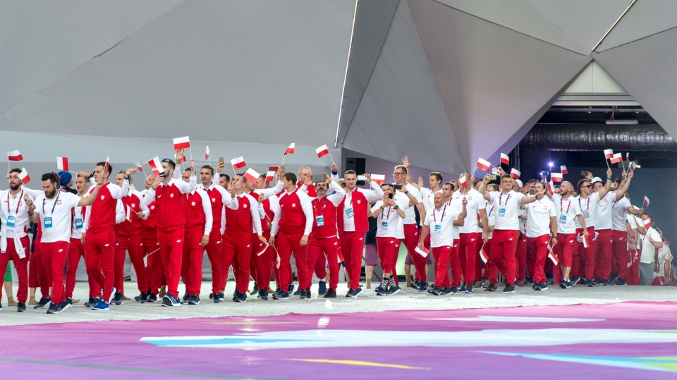 Reprezentacja Polski podczas ceremonii otwarcia Światowych Igrzysk Sportów Nieolimpijskich - The World Games we Wrocławiu. Fot. PAP/Maciej Kulczyński