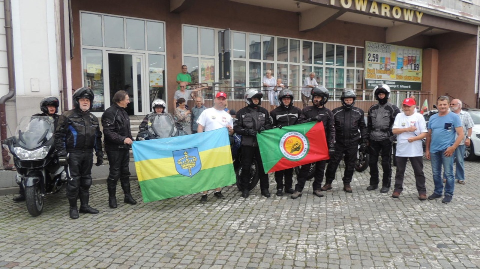 Piętnastu reprezentantów klubu "Wyczół Gościeradz" wyruszyło na 72. Międzynarodowy Zlot Motocyklowy do Sundsvall w Szwecji. Fot. Damian Klich