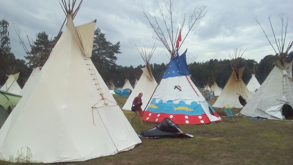 W Rytlu trwa Ogólnopolski Zlot Polskiego Ruchu Przyjaciół Indian. Fot. Marcin Doliński