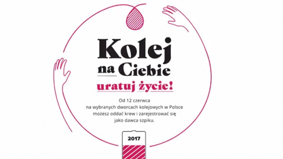 Oddać krew i zarejestrować się jako potencjalny dawca szpiku dla osoby chorej na białaczkę można przy dworcu PKP w Bydgoszczy. Grafika nadesłana