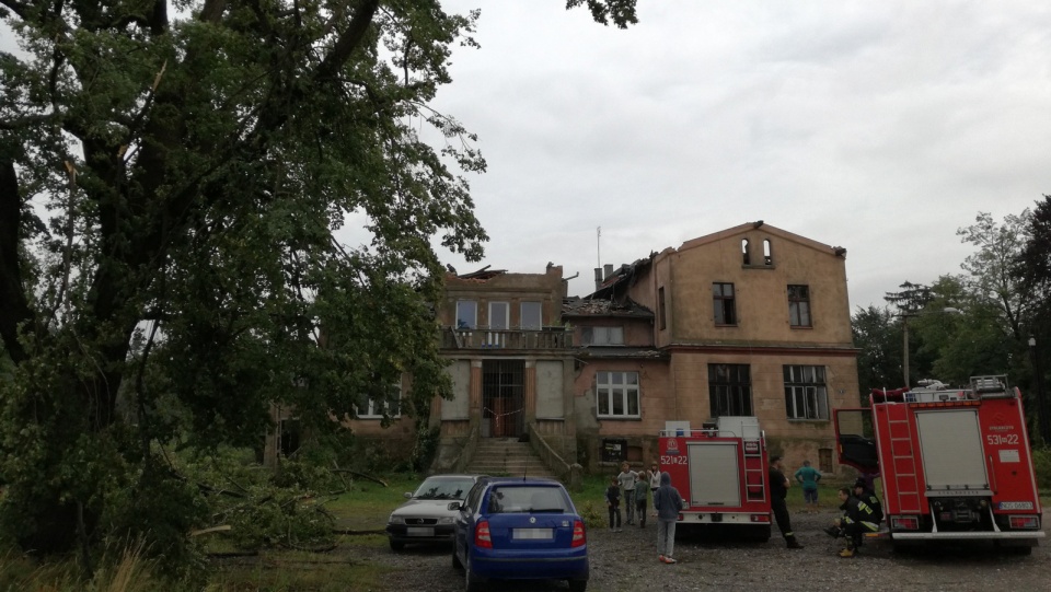 Zniszczenia w gminie Sośno. Fot. Robin Jesse