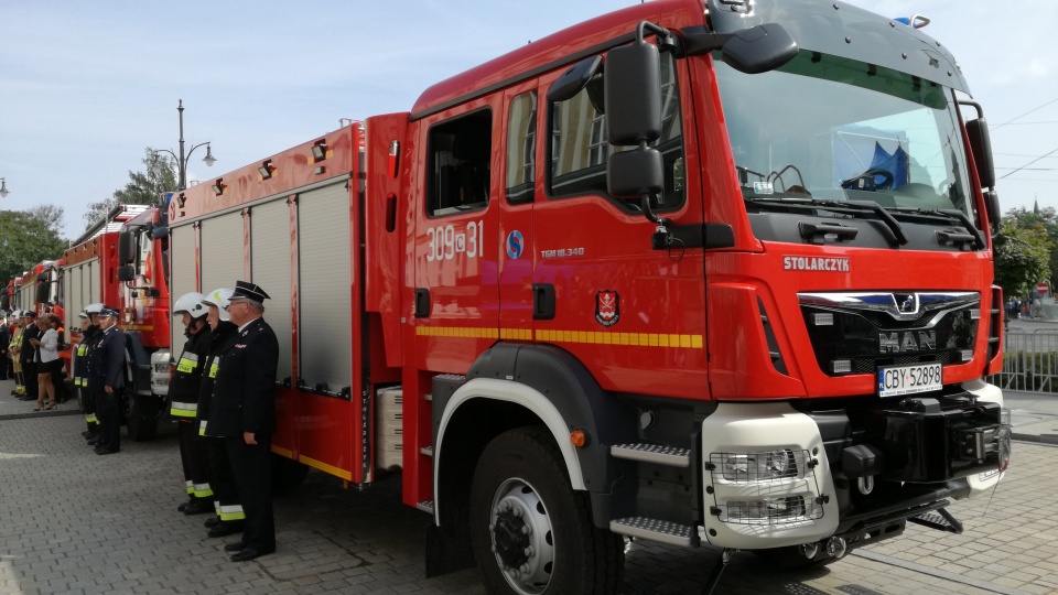 Siedem wozów bojowych trafiło do ochotniczych jednostek straży pożarnej, między innymi w Jabłonowie Pomorskim, Papowie Toruńskim i Nowej Wsi Wielkiej. Fot. Michał Zaręba