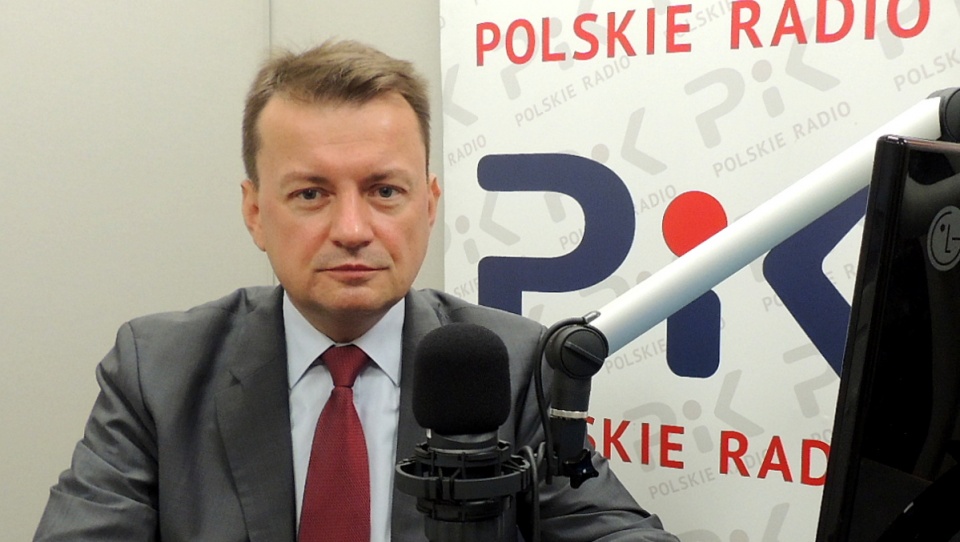 Szef MSWiA gościemo "Rozmowy dnia" w Polskim Radiu PiK. Fot. Adriana Andrzejewska
