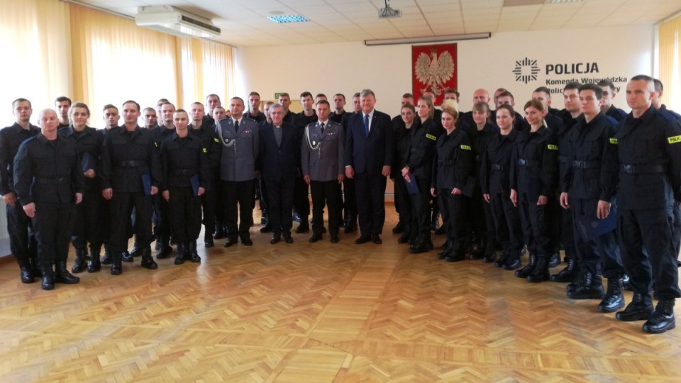 43 osoby dołączyły do szeregów kujawsko-pomorskiej Policji. Fot. Robin Jesse