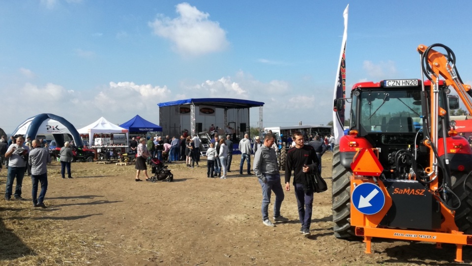 Jedną z atrakci pikniku w Podgórzynie okazała się prezentacja ciągników, maszyn rolniczych i sprzętu ogrodniczego. Fot. Arkadiusz Buziak