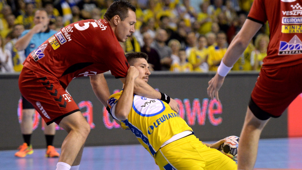 Zdjęcie z meczu PGE Vive Kielce z Telekomem Veszprem w 5. kolejce grupy B Ligi Mistrzów piłkarzy ręcznych 2017/2018. Fot. PAP/Piotr Polak