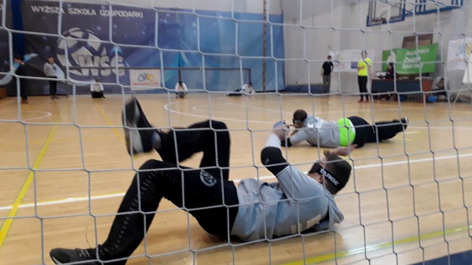 Goalball jest jedną z dyscyplin paraolimpijskich. Fot Kamila Zroślak