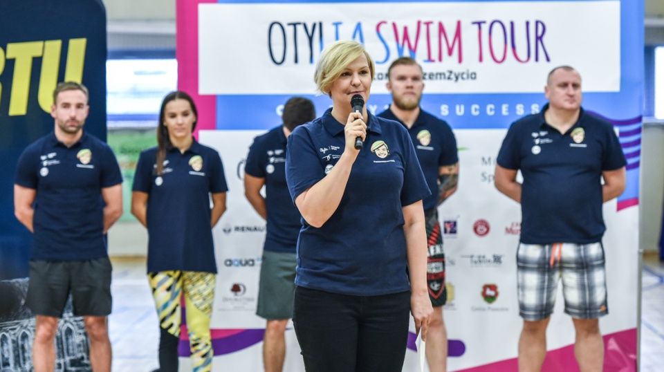 Otylia Swim Tour, to autorski cykl bezpłatnych warsztatów pływackich zainaugurowany przez utytułowaną polską pływaczkę w 2015 roku. Fot. nadesłane