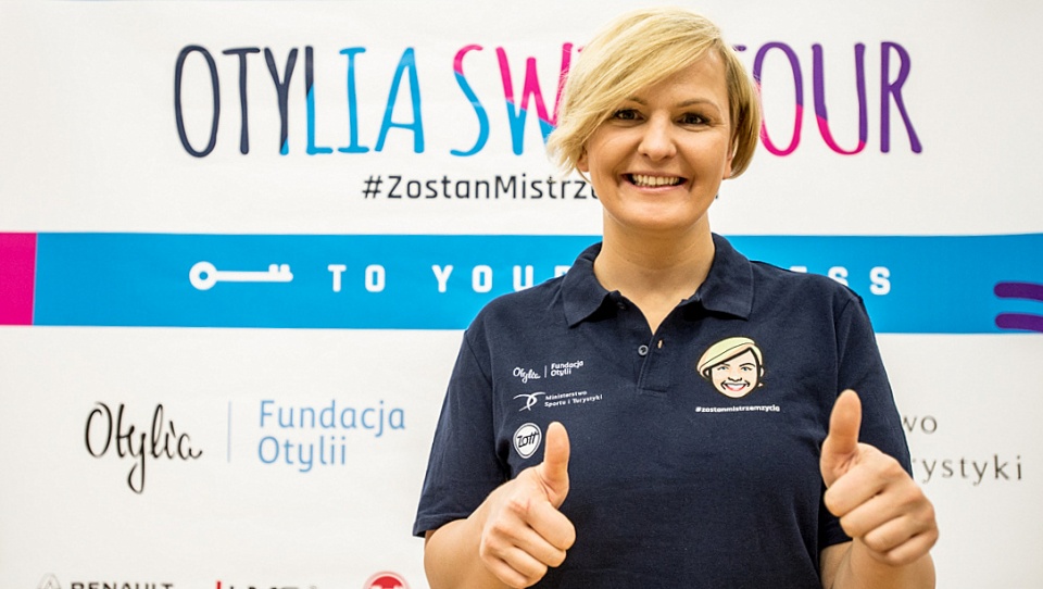 Otylia Swim Tour, to autorski cykl bezpłatnych warsztatów pływackich zainaugurowany przez utytułowaną polską pływaczkę w 2015 roku. Fot. nadesłane