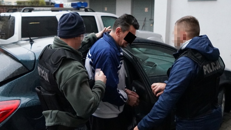 "Jurgen" został zatrzymany na działce w Samociążku/fot. Materiały policji