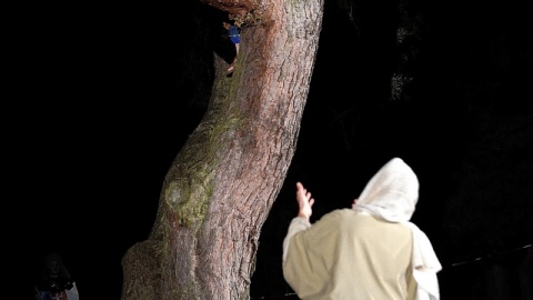 Misterium Męki Pańskiej w Bydgoszczy - ostatnie przygotowania. Fot. nadesłane