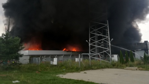 Przez 10 godzin z żywiołem walczyło 156 strażaków. Fot. nadesłane