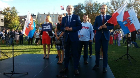 Druga część konwencji odbyła się na Wyspie Młyńskiej, gdzie zorganizowano wyborczy piknik. Fot. Damian Klich