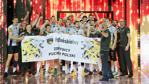 Puchar Polski siatkarzy - trofeum dla Trefla Gdańsk