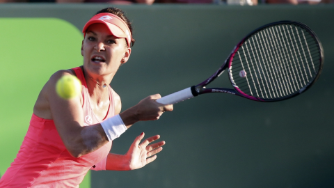Turniej WTA w Miami - Radwańska przegrała z Azarenką w 18 finału