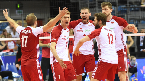 Liga Narodów siatkarzy - Polska wygrała z Kanadą