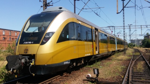Papieski pociąg między Toruniem a Bydgoszczą