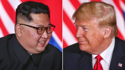 Prezydent USA Donald Trump i przywódca Korei Północnej Kim Dzong Un podpisali wspólny dokument na zakończenie szczytu w Singapurze
