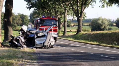 Śmiertelny wypadek pod Kruszwicą