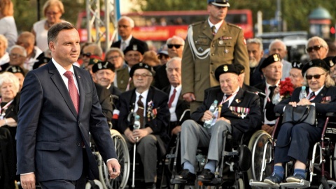 Prezydent do weteranów: Polacy są bardzo wdzięczni za wasze bohaterstwo
