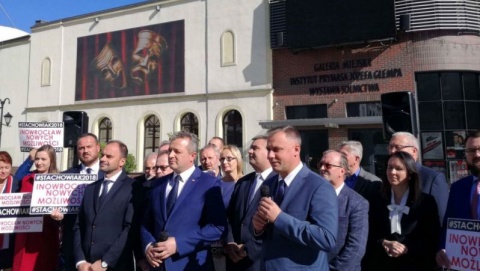 Kandydaci Prawa i Sprawiedliwości zaprezentowali się w Inowrocławiu