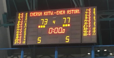 1. liga koszykarzy - drugie zwycięstwo z rzędu Enea Astorii Bydgoszcz