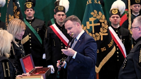 Prezydent Duda na Barbórce w Brzeszczach. Węgiel w Polsce jest i będzie