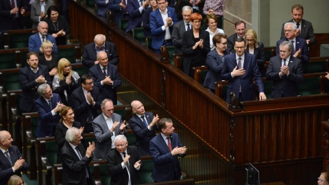 Sejm udzielił w środę wotum zaufania rządowi premiera Mateusza Morawieckiego