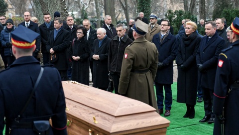 Prezydent i premier wzięli udział w pogrzebie posłanki Jolanty Szczypińskiej
