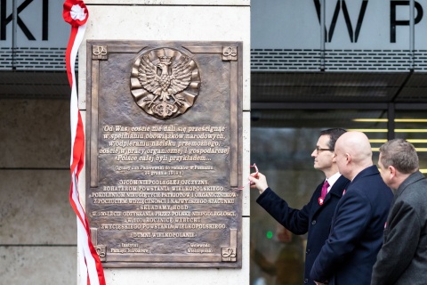 Premier: Powstanie Wielkopolskie budowało i zbudowało Rzeczpospolitą