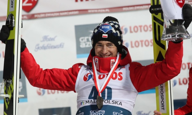 Mistrzostwa Polski w skokach: Kamil Stoch złotym medalistą