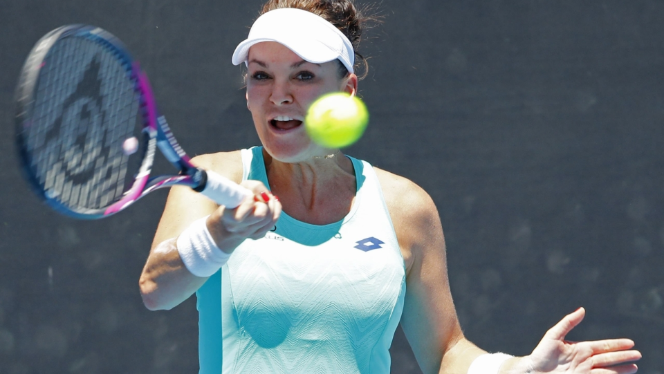 Na zdjęciu Agnieszka Radwańska podczas meczu 2. rundy Australian Open 2018. Fot. PAP/EPA/NARENDRA SHRESTHA